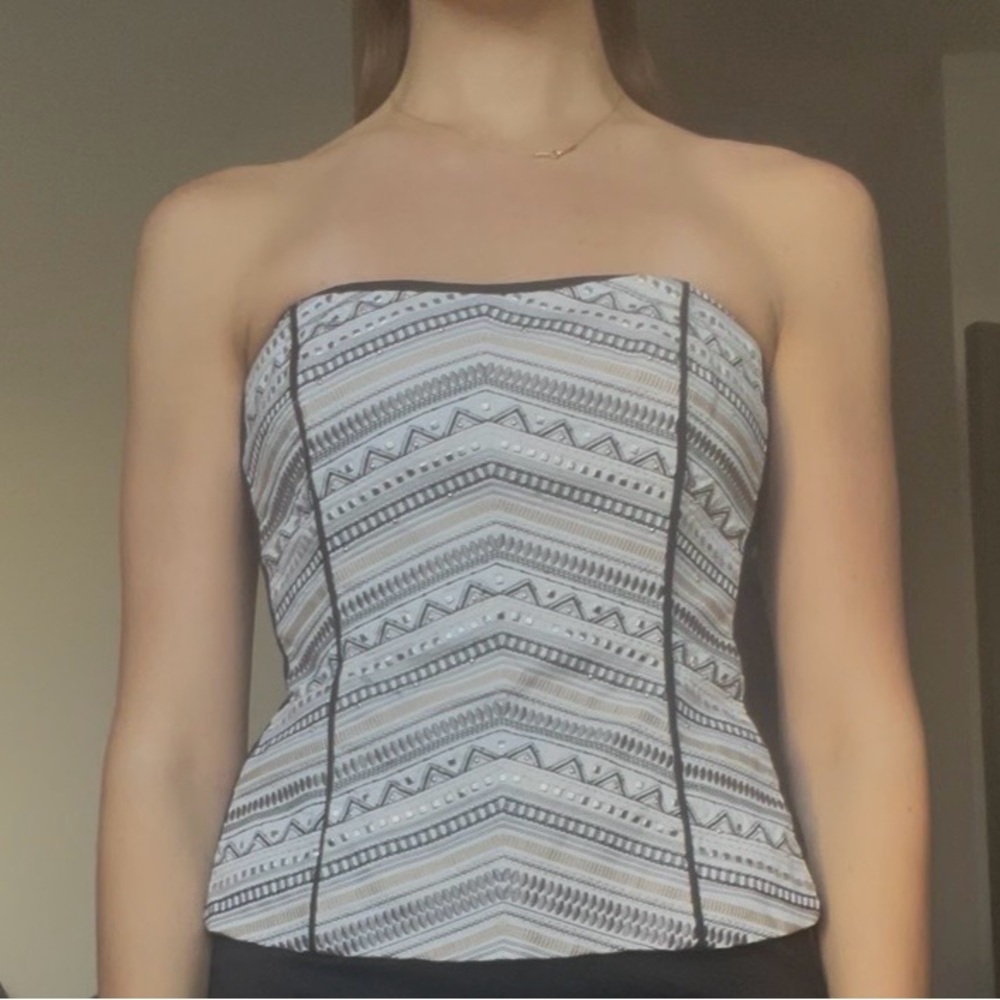 White House Black Market Corset Top